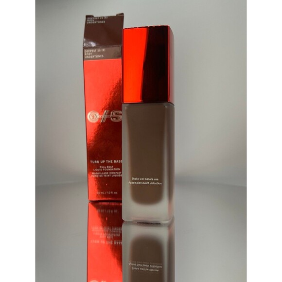 ONE/SIZE Turn Up The Base Full Beat Liquid Foundation - Deepest 25 New in Box 2 - Picture 4 of 9